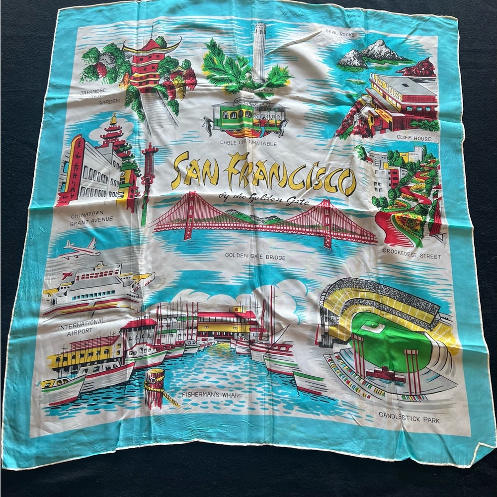 Vtg Sanfrancisco Scarf